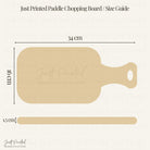 Personalised Engraved Camper Van Wooden Serving Paddle Board